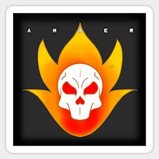 Amber Logo Sticker